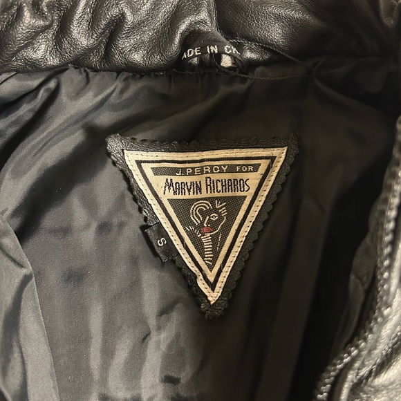 Vintage Leather Puff Jacket/Vest - Picture 5 of 9